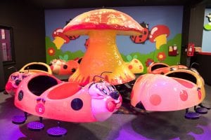 Insect and Mushroom Ride for Children