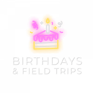 birthdays and field trips graphic