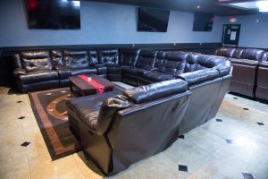 Private Lounge Wraparound Couch