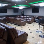 Private Lounge with Green Lights