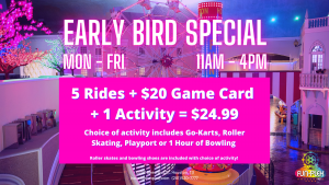 weekday early bird special ad